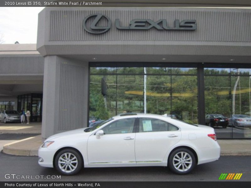 Starfire White Pearl / Parchment 2010 Lexus ES 350