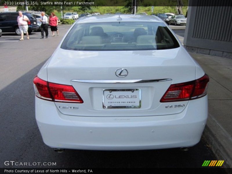 Starfire White Pearl / Parchment 2010 Lexus ES 350