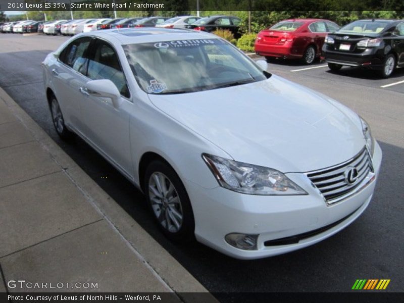 Starfire White Pearl / Parchment 2010 Lexus ES 350