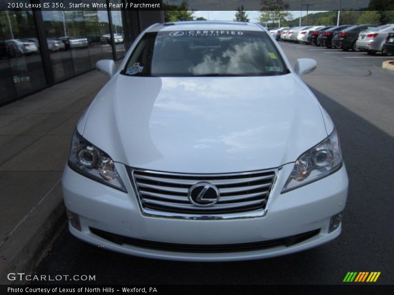 Starfire White Pearl / Parchment 2010 Lexus ES 350