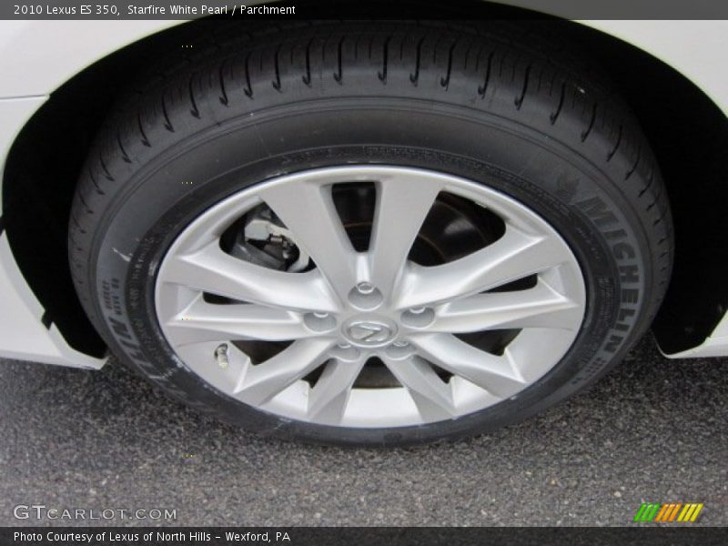 Starfire White Pearl / Parchment 2010 Lexus ES 350