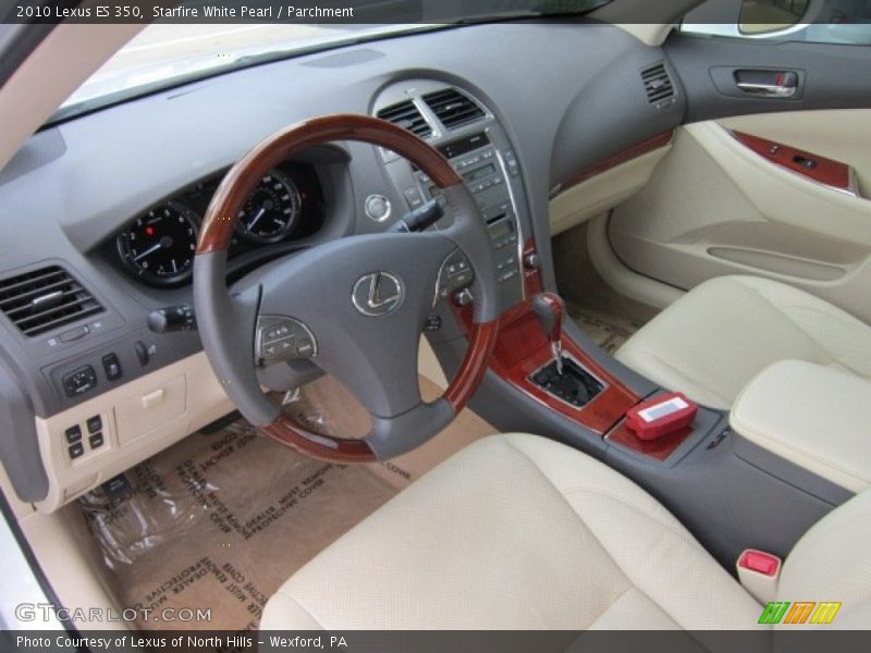 Starfire White Pearl / Parchment 2010 Lexus ES 350