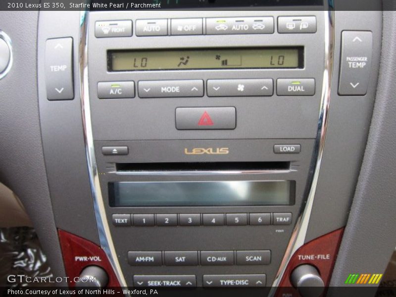 Starfire White Pearl / Parchment 2010 Lexus ES 350