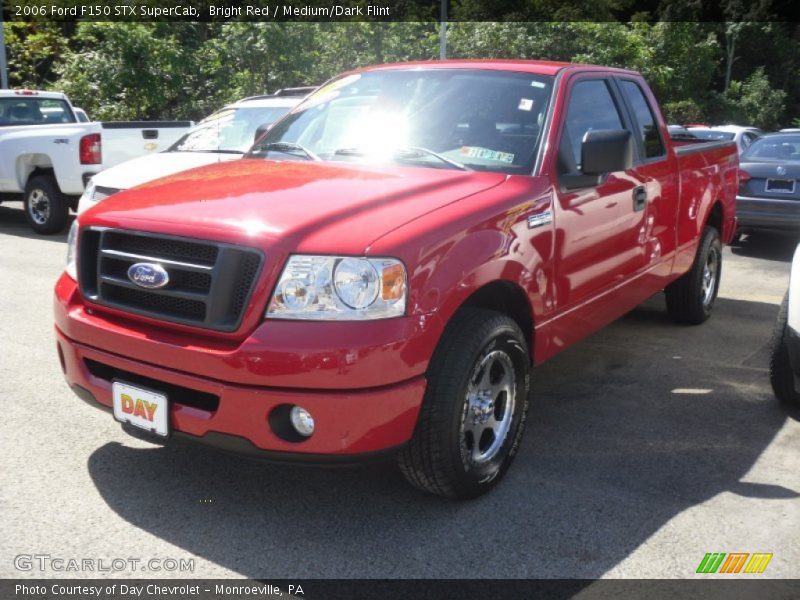 Bright Red / Medium/Dark Flint 2006 Ford F150 STX SuperCab