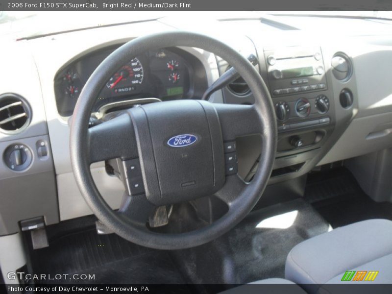 Bright Red / Medium/Dark Flint 2006 Ford F150 STX SuperCab