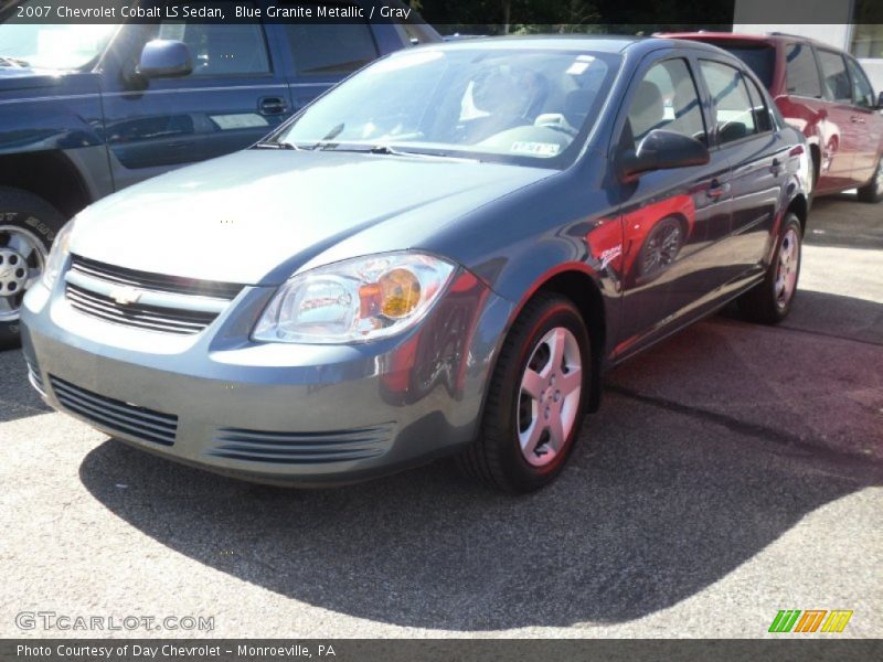 Blue Granite Metallic / Gray 2007 Chevrolet Cobalt LS Sedan