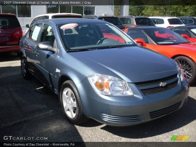 Blue Granite Metallic / Gray 2007 Chevrolet Cobalt LS Sedan