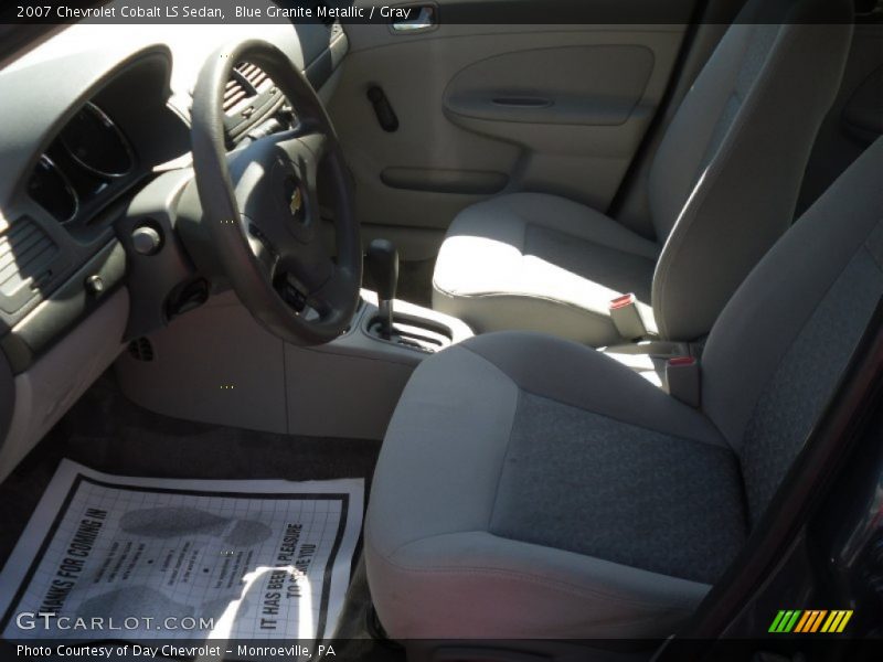 Blue Granite Metallic / Gray 2007 Chevrolet Cobalt LS Sedan