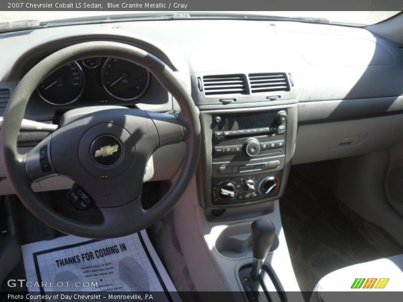 Blue Granite Metallic / Gray 2007 Chevrolet Cobalt LS Sedan