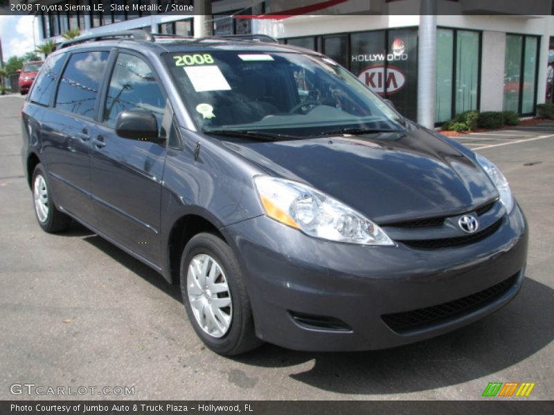 Slate Metallic / Stone 2008 Toyota Sienna LE