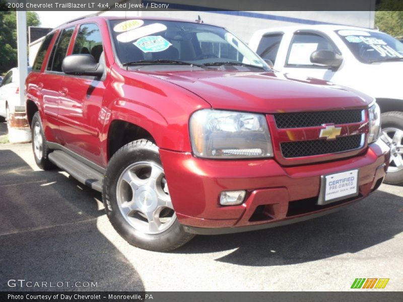 Red Jewel / Ebony 2008 Chevrolet TrailBlazer LT 4x4