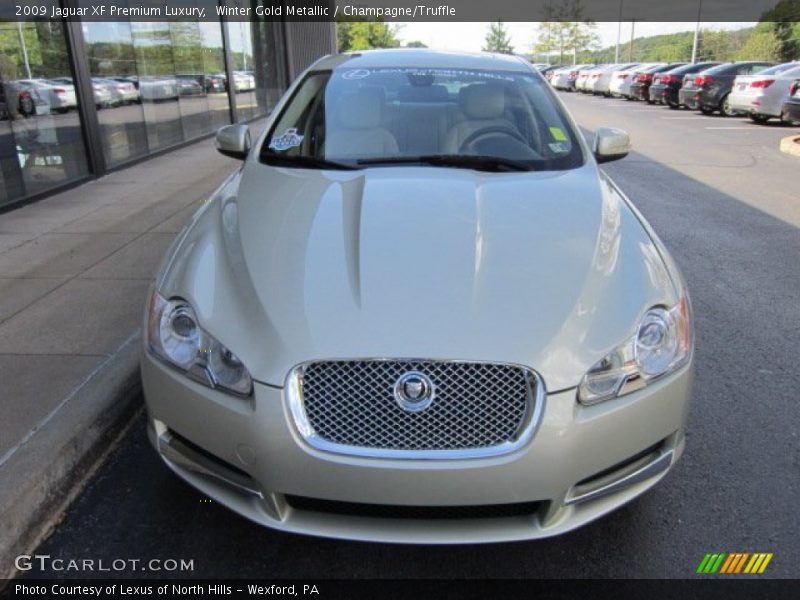 Winter Gold Metallic / Champagne/Truffle 2009 Jaguar XF Premium Luxury