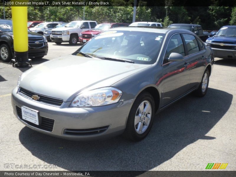Dark Silver Metallic / Ebony Black 2008 Chevrolet Impala LT