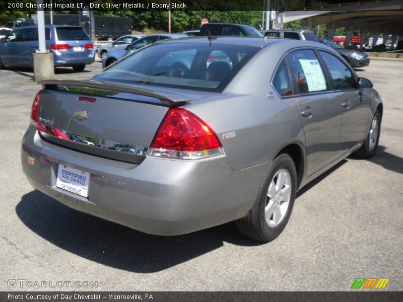 Dark Silver Metallic / Ebony Black 2008 Chevrolet Impala LT