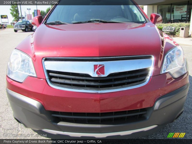 Ruby Red / Gray 2008 Saturn VUE XE