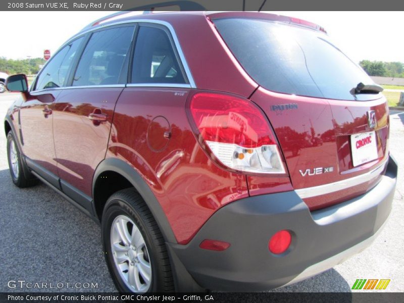 Ruby Red / Gray 2008 Saturn VUE XE