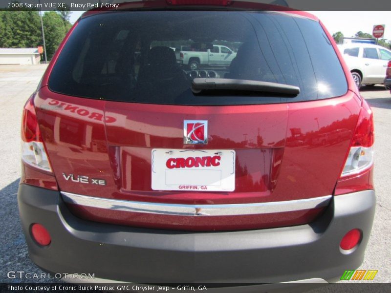 Ruby Red / Gray 2008 Saturn VUE XE