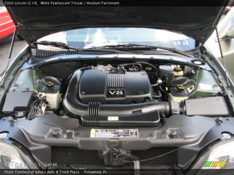 White Pearlescent Tricoat / Medium Parchment 2000 Lincoln LS V8