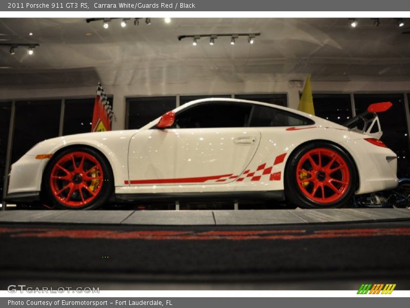 Carrara White/Guards Red / Black 2011 Porsche 911 GT3 RS