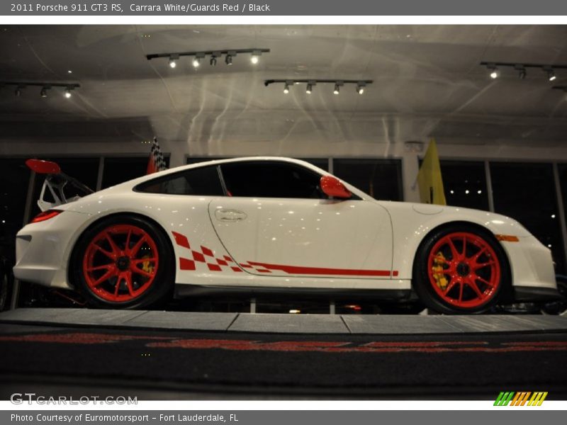 Carrara White/Guards Red / Black 2011 Porsche 911 GT3 RS