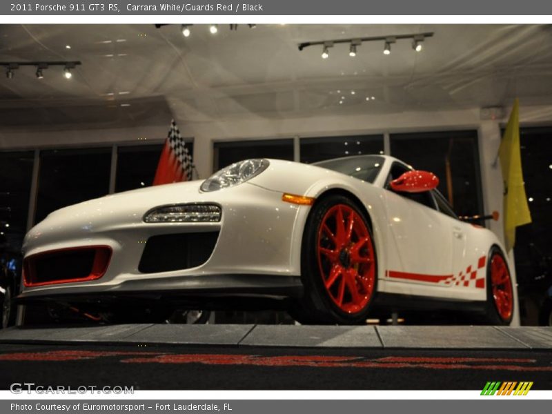 Carrara White/Guards Red / Black 2011 Porsche 911 GT3 RS