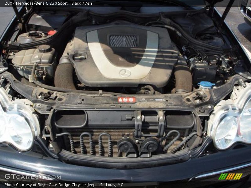 Black / Ash 2007 Mercedes-Benz C 230 Sport