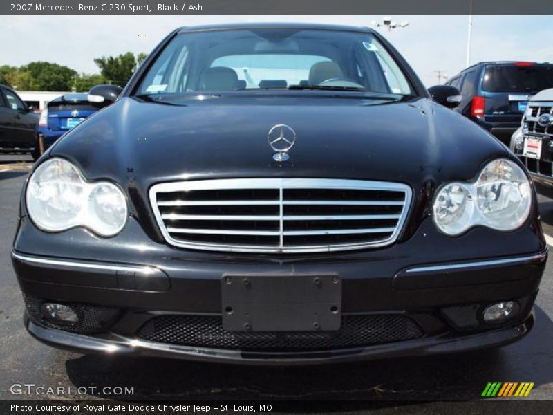 Black / Ash 2007 Mercedes-Benz C 230 Sport