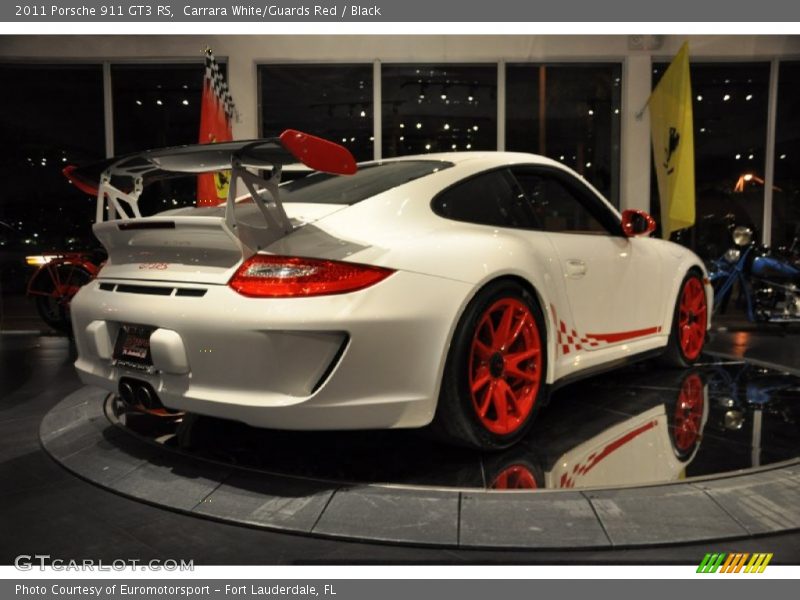 Carrara White/Guards Red / Black 2011 Porsche 911 GT3 RS