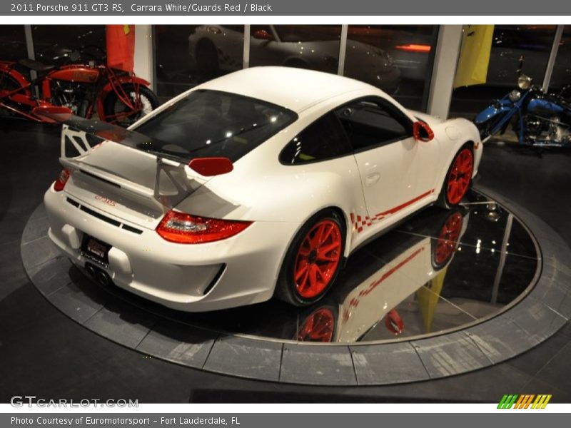 Carrara White/Guards Red / Black 2011 Porsche 911 GT3 RS