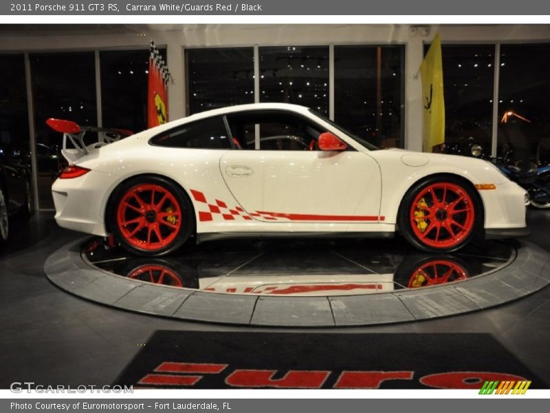 Carrara White/Guards Red / Black 2011 Porsche 911 GT3 RS
