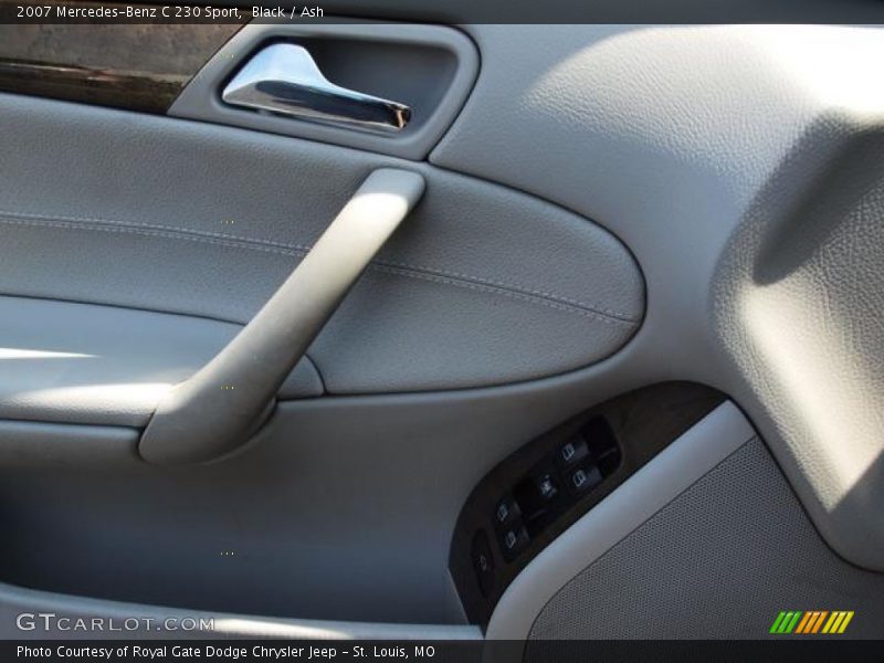Black / Ash 2007 Mercedes-Benz C 230 Sport