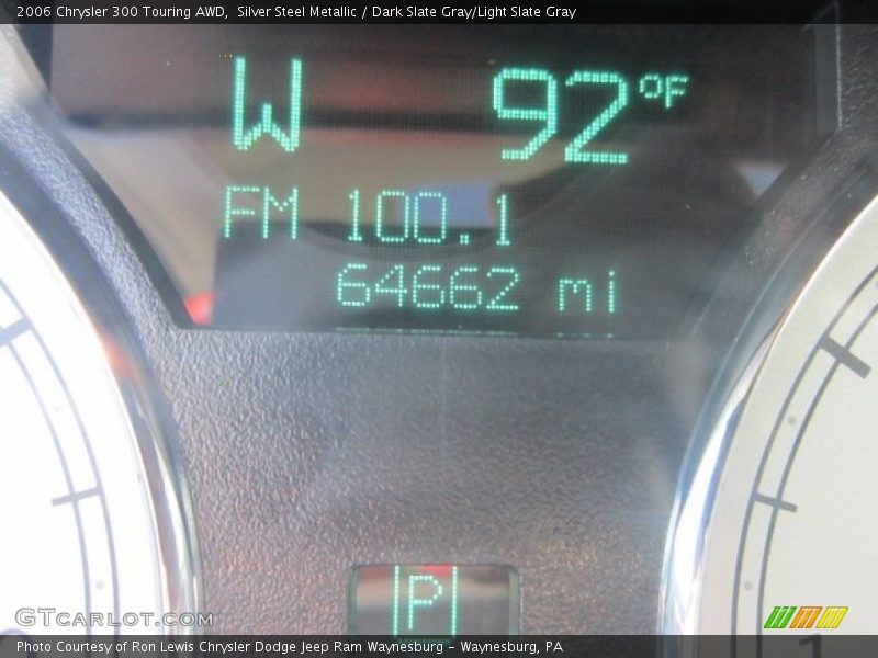 Silver Steel Metallic / Dark Slate Gray/Light Slate Gray 2006 Chrysler 300 Touring AWD
