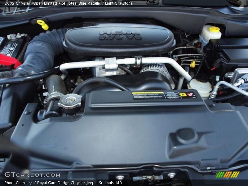  2009 Aspen Limited 4x4 Engine - 5.7 Liter HEMI OHV 16-Valve MDS VVT V8