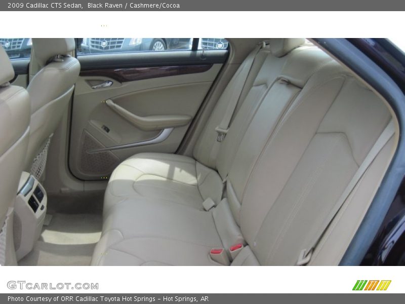 Black Raven / Cashmere/Cocoa 2009 Cadillac CTS Sedan