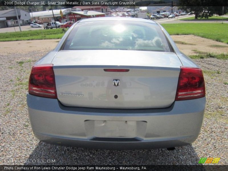 Silver Steel Metallic / Dark Slate Gray/Light Graystone 2006 Dodge Charger SE