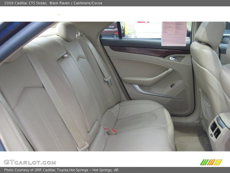 Black Raven / Cashmere/Cocoa 2009 Cadillac CTS Sedan