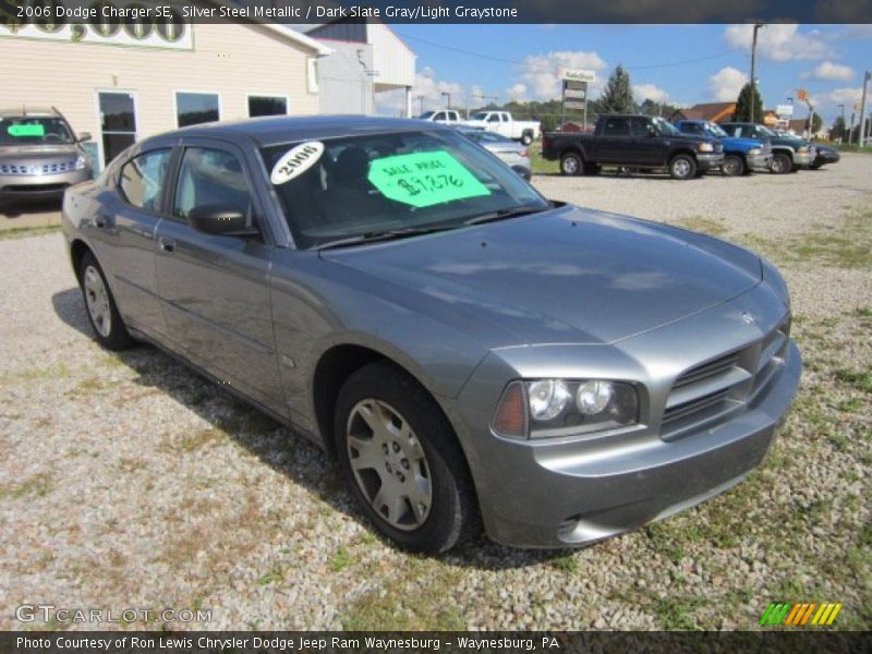 Silver Steel Metallic / Dark Slate Gray/Light Graystone 2006 Dodge Charger SE