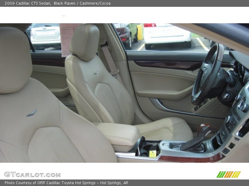 Black Raven / Cashmere/Cocoa 2009 Cadillac CTS Sedan