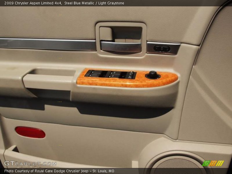 Steel Blue Metallic / Light Graystone 2009 Chrysler Aspen Limited 4x4