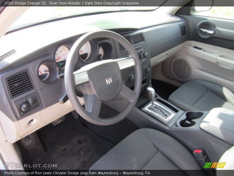 Silver Steel Metallic / Dark Slate Gray/Light Graystone 2006 Dodge Charger SE