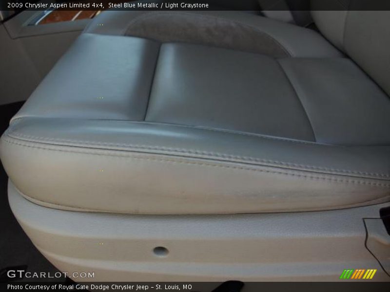 Steel Blue Metallic / Light Graystone 2009 Chrysler Aspen Limited 4x4