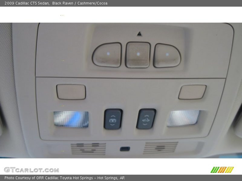 Black Raven / Cashmere/Cocoa 2009 Cadillac CTS Sedan