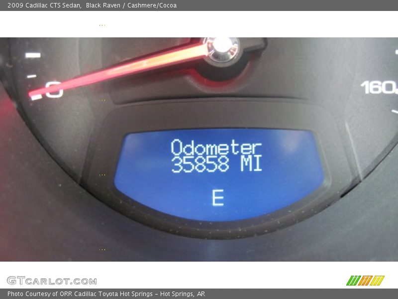 Black Raven / Cashmere/Cocoa 2009 Cadillac CTS Sedan