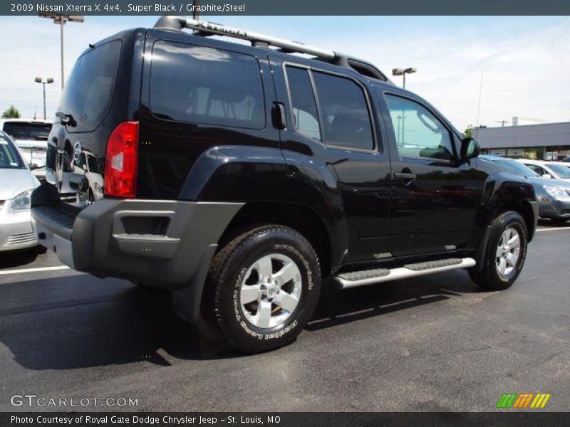 Super Black / Graphite/Steel 2009 Nissan Xterra X 4x4