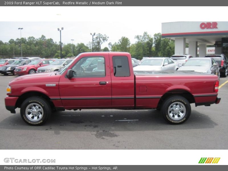 Redfire Metallic / Medium Dark Flint 2009 Ford Ranger XLT SuperCab