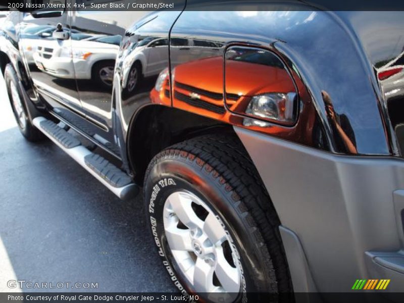 Super Black / Graphite/Steel 2009 Nissan Xterra X 4x4
