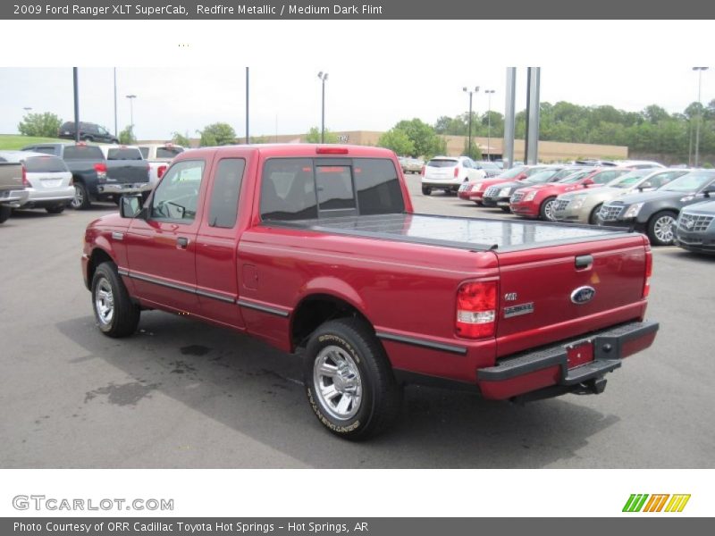 Redfire Metallic / Medium Dark Flint 2009 Ford Ranger XLT SuperCab