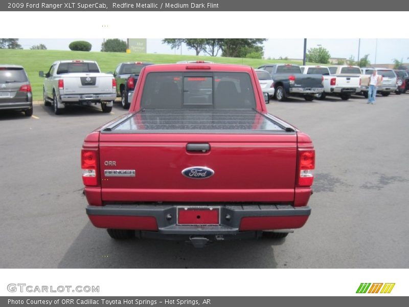 Redfire Metallic / Medium Dark Flint 2009 Ford Ranger XLT SuperCab