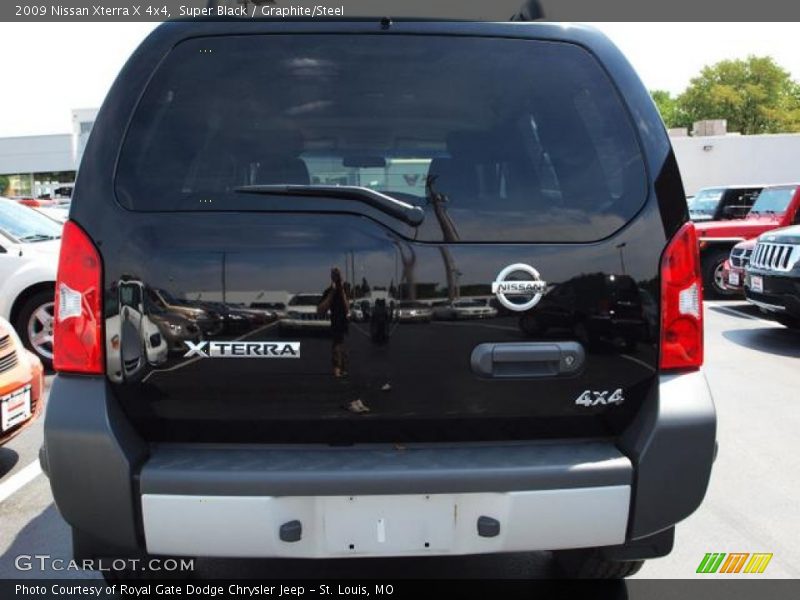 Super Black / Graphite/Steel 2009 Nissan Xterra X 4x4