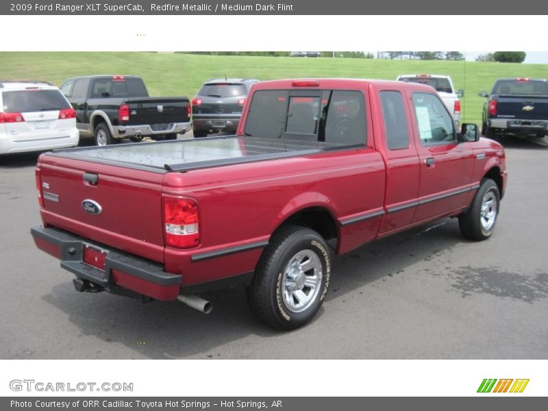 Redfire Metallic / Medium Dark Flint 2009 Ford Ranger XLT SuperCab